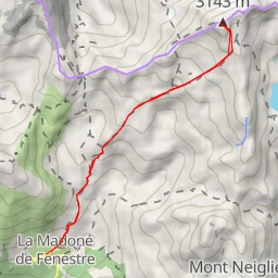 route thumbnail Cime du Gélas / Monte Gelàs