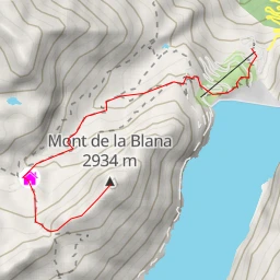 route thumbnail Mont de la Blana