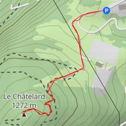 route thumbnail Le Châtelard