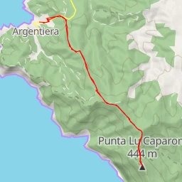 route thumbnail Punta Lu Caparoni