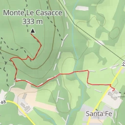 route thumbnail Monte Le Casacce