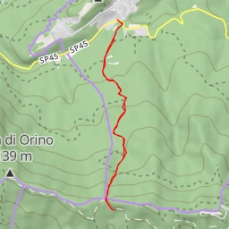 route thumbnail Strada militare del Forte di Orino