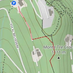 route thumbnail Monte Tre Croci