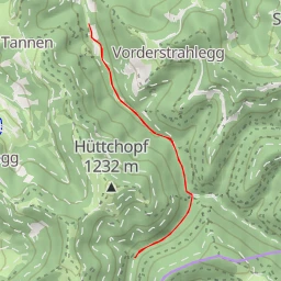 route thumbnail Vordere Töss-Wasserfall I