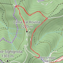 route thumbnail Cima Val Rovina