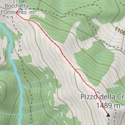 route thumbnail Pizzo della Croce