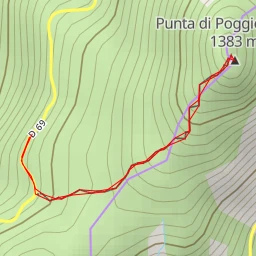 route thumbnail Punta di Poggio Grosso