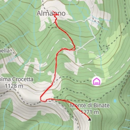 route thumbnail Monte di Binate