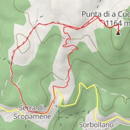 route thumbnail Punta di a Cuciurpula