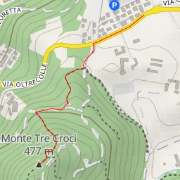 route thumbnail Monte Tre Croci