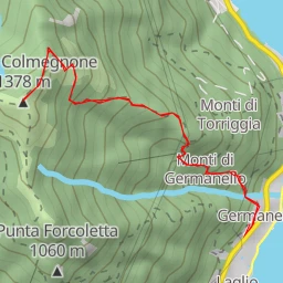 route thumbnail Monte Colmegnone