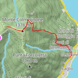 route thumbnail Cima meridionale del Monte San Bernardo