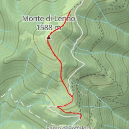 route thumbnail Monte di Lenno - Cresta N - Monte di Lenno - Cresta N - Tremezzina