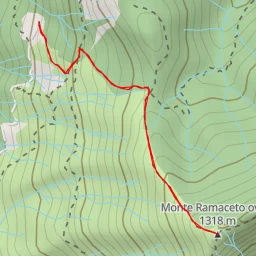 route thumbnail Monte Ramaceto ovest