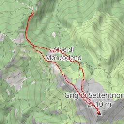 route thumbnail Rifugio Brioschi