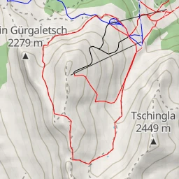 route thumbnail Gürgaletsch - Farur - Tschiertschen-Praden